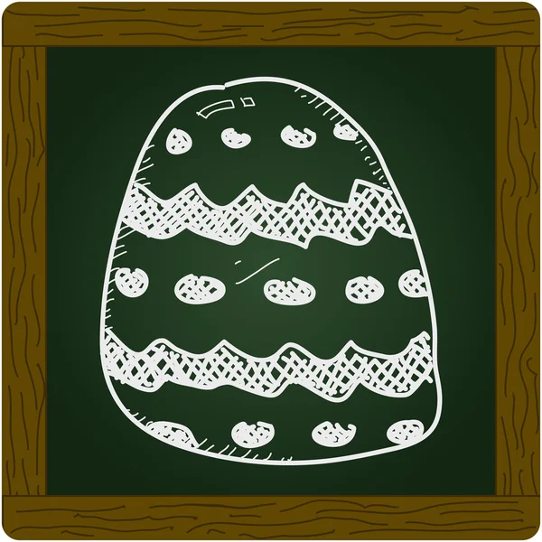 Proste doodle easter egg — Wektor stockowy