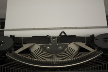 Eski bir typewritter yakın çekim