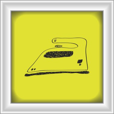 Bir demir basit doodle