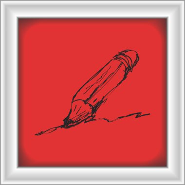 Bir kalem basit doodle