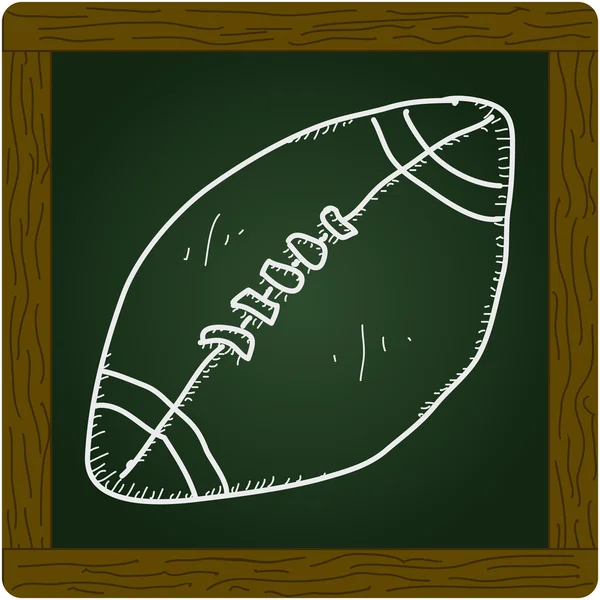 Egyszerű doodle a labda — Stock Vector