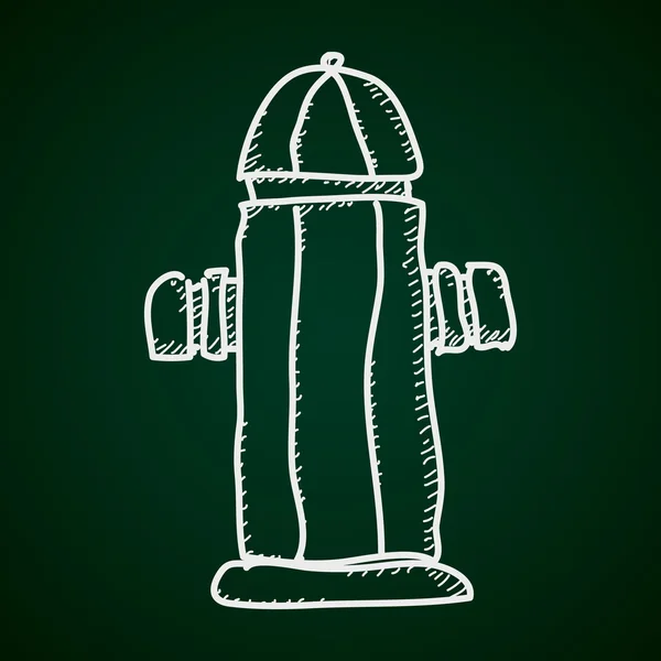 Proste doodle fire hydrant — Wektor stockowy