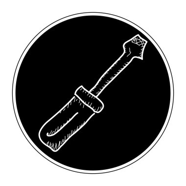 Bir tornavida basit doodle