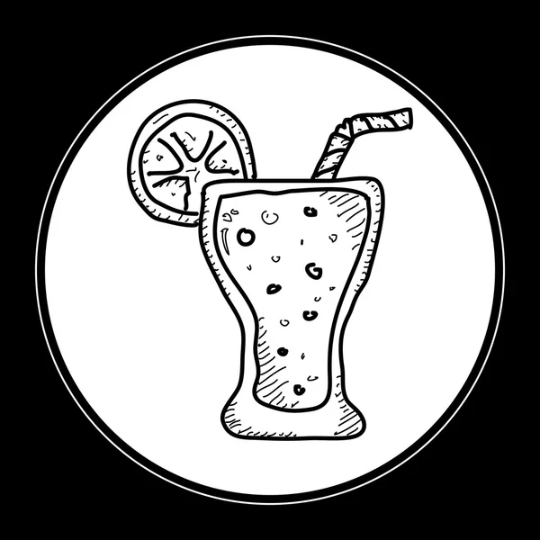 Jednoduchý doodle drink — Stockový vektor