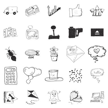 25 dizi doodle çizimler