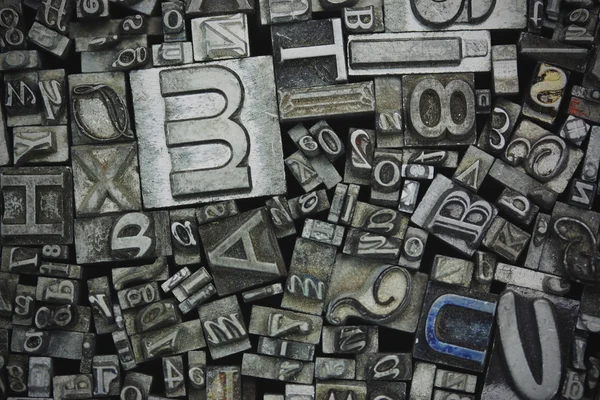 Yazı kümesi harflerin yakın çekim