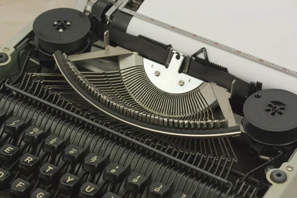 Κοντινό πλάνο της ένα παλιό typewritter — Φωτογραφία Αρχείου