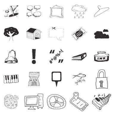 25 dizi doodle çizimler