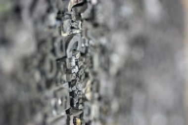 Yazı kümesi harflerin yakın çekim