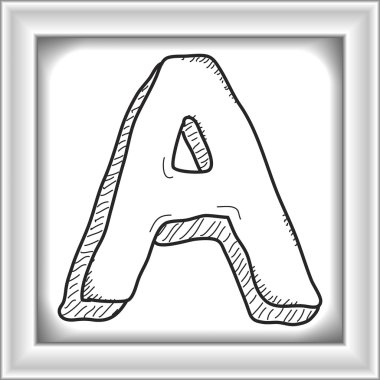 A harfi basit doodle