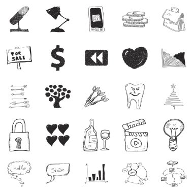 25 dizi doodle çizimler