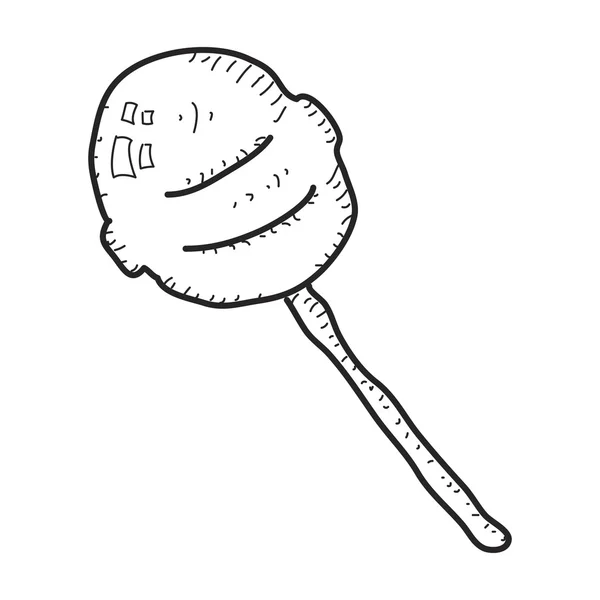Enkla doodle av en slickepinne — Stock vektor