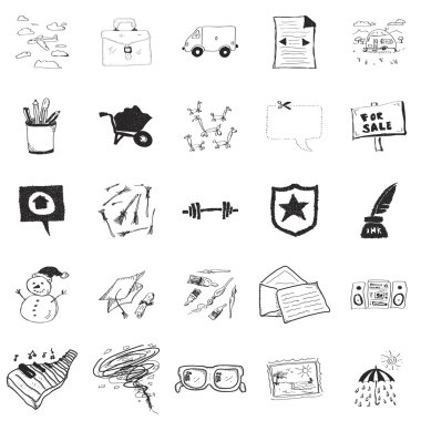 25 dizi doodle çizimler