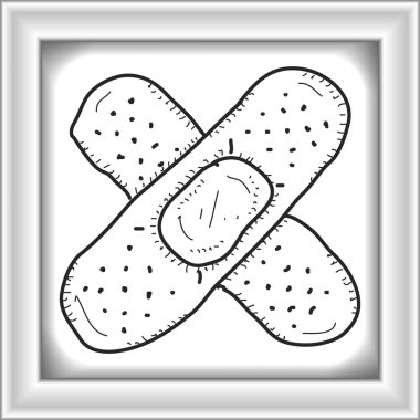 Bir sıva basit doodle