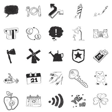 25 dizi doodle çizimler