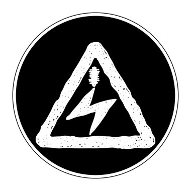 Bir yol işaret basit doodle