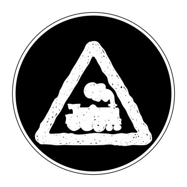 Bir yol işaret basit doodle