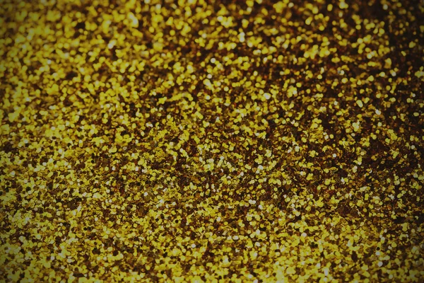 Fermer une fine paillettes d'or brillant — Photo