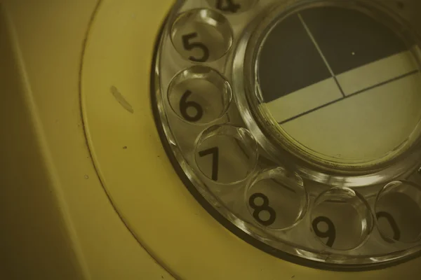 Старый ретро-телефон — стоковое фото