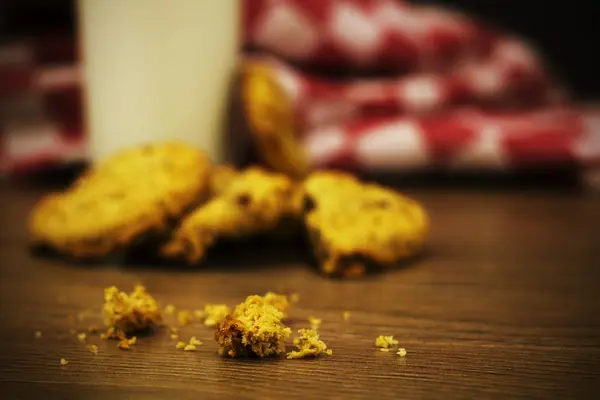 Cookies sur fond rustique — Photo