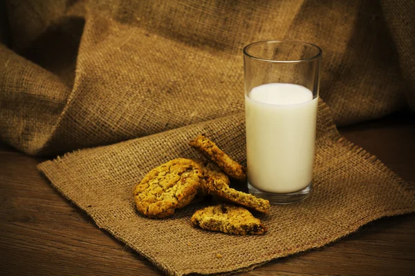 Cookies on a rustic background — Stock Photo, Image