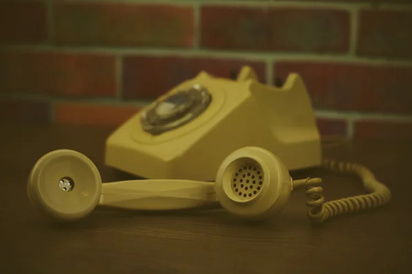 Старий ретро-стиль роторний телефон — стокове фото