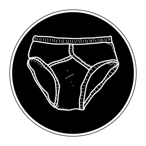 Egyszerű doodle, egy pár nadrág — Stock Vector