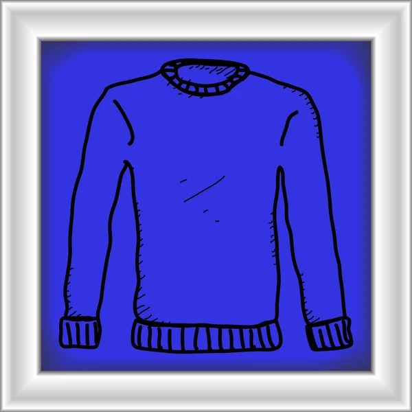 Απλή doodle του ένα jumper — Διανυσματικό Αρχείο