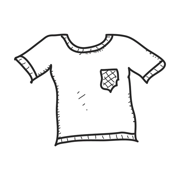 Απλή doodle του ένα tshirt — Διανυσματικό Αρχείο