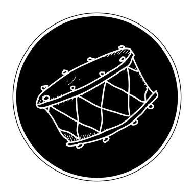 Bir davul basit doodle