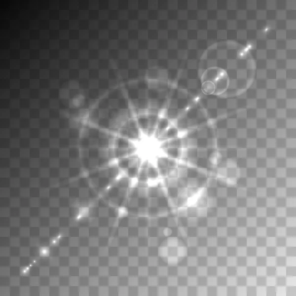 透明晶状体 flare 向量元素 — 图库矢量图片