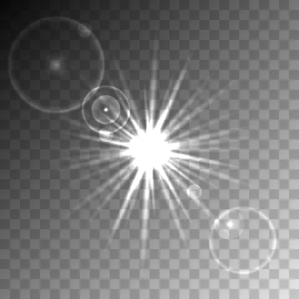 透明晶状体 flare 向量元素 — 图库矢量图片
