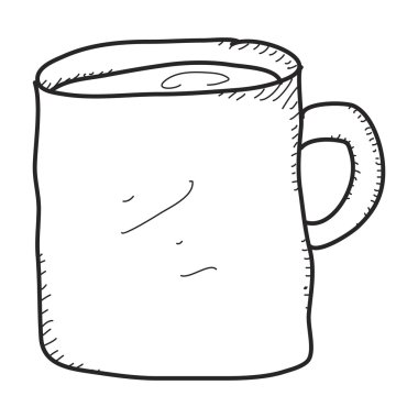 Bir kap basit doodle