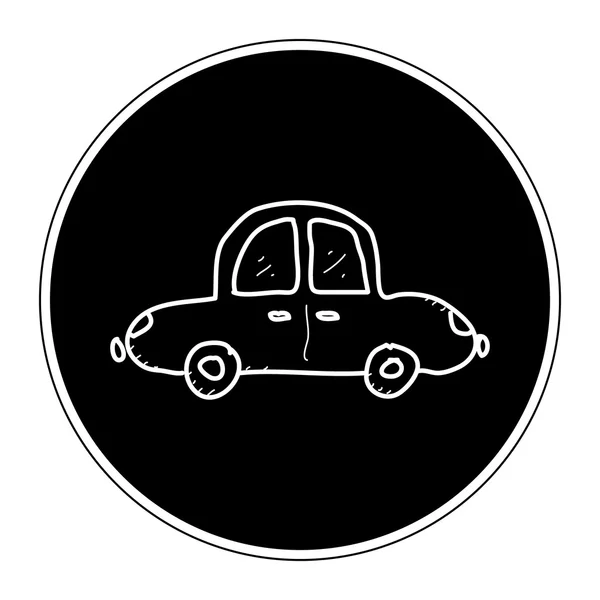 Jednoduchý doodle automobilu — Stockový vektor