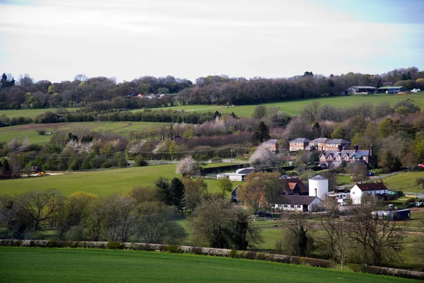 Blick über die Landschaft in den Kinderzimmern — Stockfoto