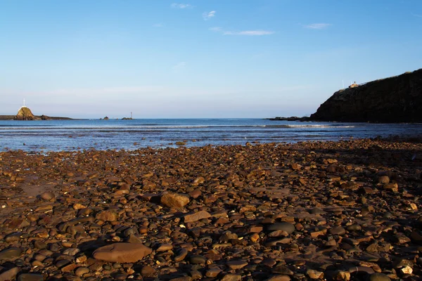 Bude Cornwall, plaja görüntülemek — Stok fotoğraf