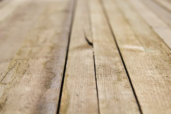 Close up of straight planks of wood — Stock Photo, Image