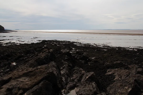 Utsikt över stranden vid Clevedon, Somerset, England — Stockfoto