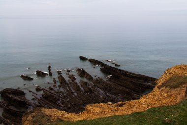 Widemouth Bay ve Bude arasındaki kıyı yolundan görüntülemek
