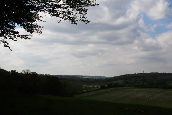 Visa över Chilterns landskapet i England — Stockfoto