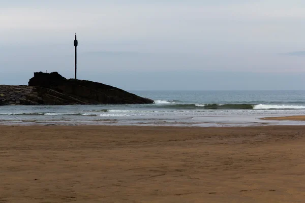 Blick über den Summerleaze Beach bei Bude in Cornwall — Stockfoto