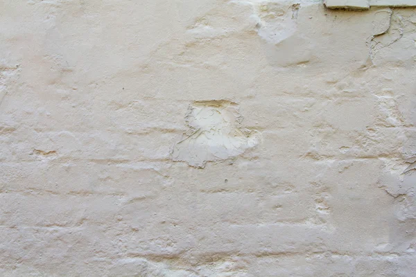 Gros plan d'un vieux mur de briques blanches — Photo