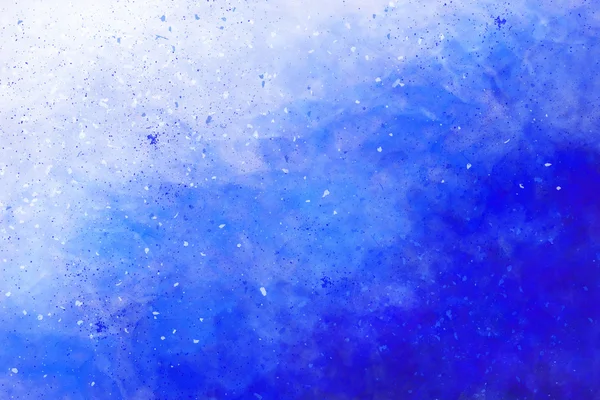 Abstrakte bunte Aquarell Hintergrund in Blautönen — Stockfoto
