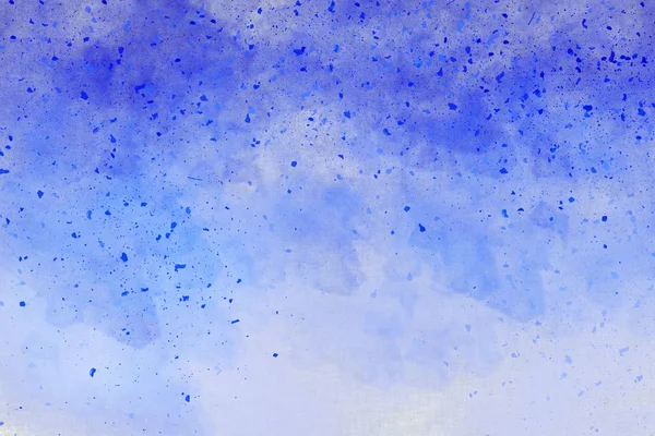 Fond d'aquarelle coloré abstrait dans des tons de bleu — Photo
