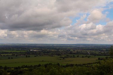 Buckinghamshire, İngiltere'de Chilterns manzara üzerinde göster