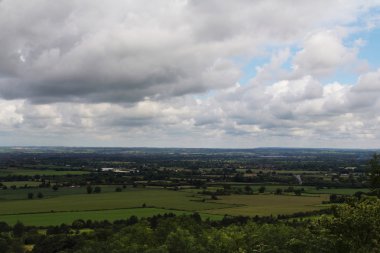 Buckinghamshire, İngiltere'de Chilterns manzara üzerinde göster