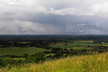 Buckinghamshire, İngiltere'de Chilterns manzara üzerinde göster