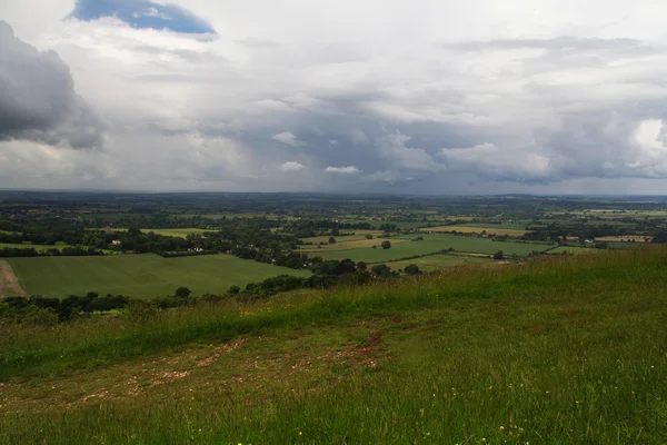 Vista sobre el paisaje Chilterns en Buckinghamshire, Inglaterra — Foto de Stock