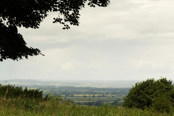 Vista em árvore sobre a paisagem Chiltern, Buckinghamshire — Fotografia de Stock