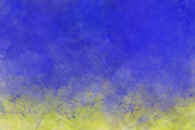 Siyah bir arka plan üzerinde renkli soyut suluboya tasarım